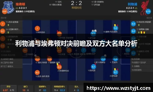 J9利物浦与埃弗顿对决前瞻及双方大名单分析